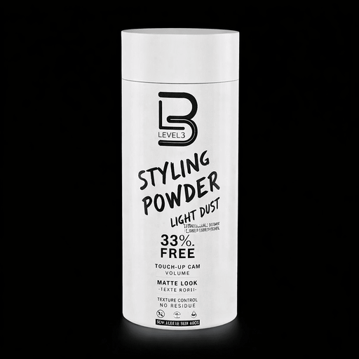 L3VEL3 Styling Powder Light Dust – canister view