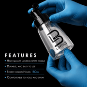 L3VEL3 Powder Spray Bottle Features Durable Construction and Fine Mist Application