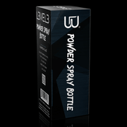 L3VEL3 Powder Spray Bottle Retail Packaging Side View
