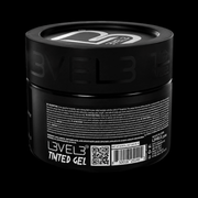 L3VEL3 Tinted Gel Black Back Label with Product Information