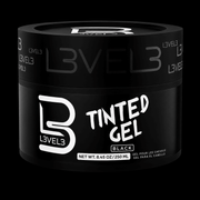 L3VEL3 Tinted Hair Gel Black strong hold hair color gel