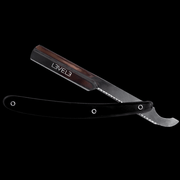 L3VEL3 Black Turkish Razor Holder professional barber straight razor handle