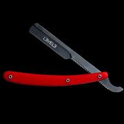 L3VEL3 Red Turkish Razor Holder professional straight razor handle for barbers