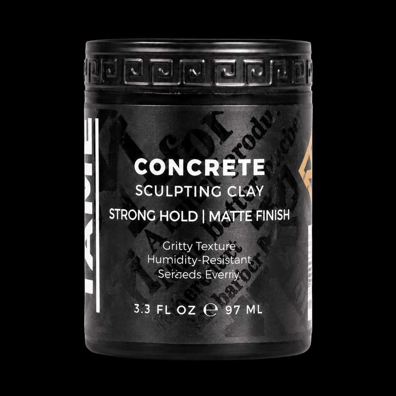 Mane Tame Concrete Sculpting Clay – front of jar 3.3oz