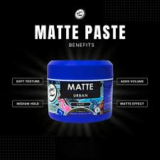 Matte paste benefits texture volume matte finish barber hair styling product professional use Primos Barber Supply