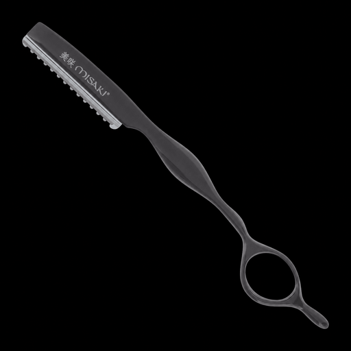 Black hair styling tool with 'KISSAKI' branding on a white background