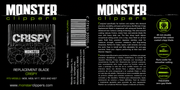 Monster Clippers crispy replacement blade packaging with branding and product details.
