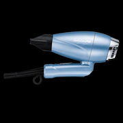 BaBylissPRO Nano Titanium Compact Folding Ionic Dryer – with diffuser and concentrator attachments