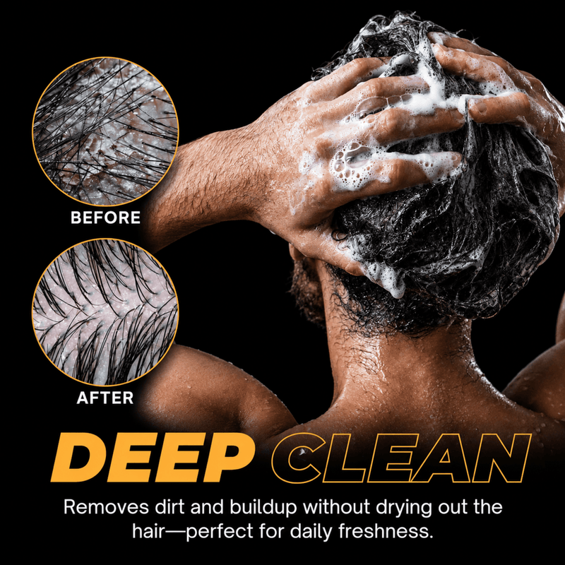 Nishman Pro Hair Shampoo 01 Deep Cleansing Formula Removes Dirt and Buildup Available at Primos Barber Supply