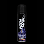 Nishman Pro Mech Hair Spray Purple Temporary Hair Color Spray Available at Primos Barber Supply