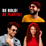 Nishman Pro Mech Hair Spray Red for Bold Creative and Playful Hair Styling Available at Primos Barber Supply
