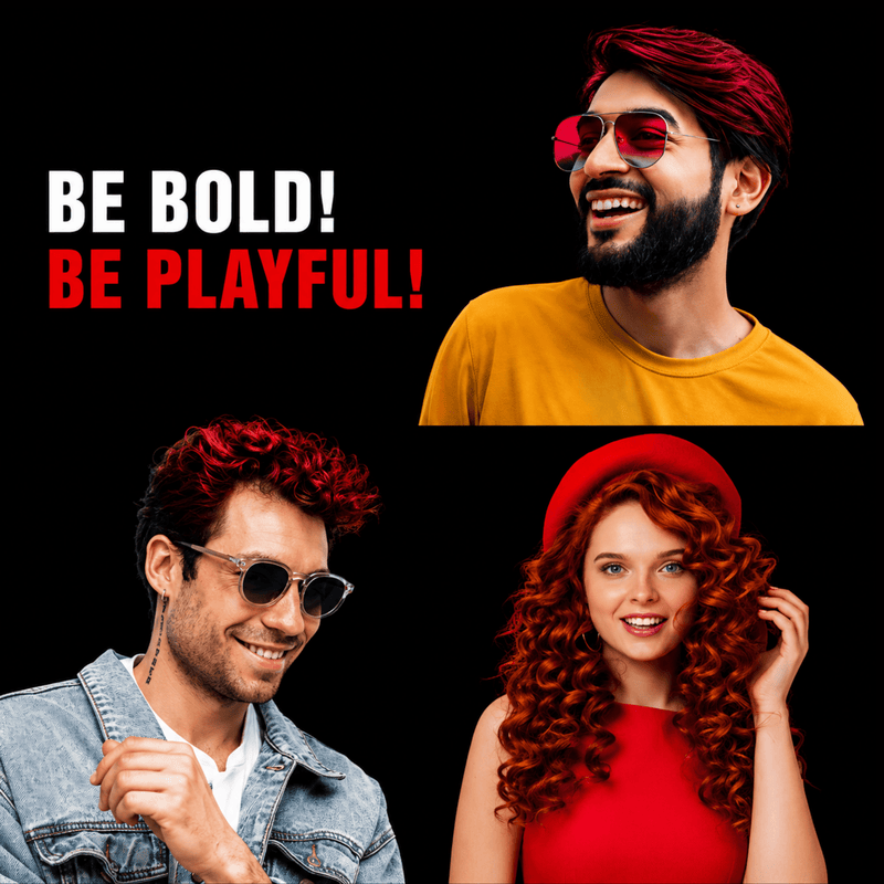 Nishman Pro Mech Hair Spray Red for Bold Creative and Playful Hair Styling Available at Primos Barber Supply