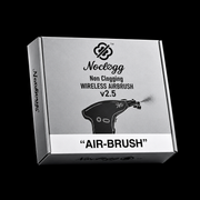 NoClogg AirBrush 2.5 non-clogging wireless barber airbrush retail box front