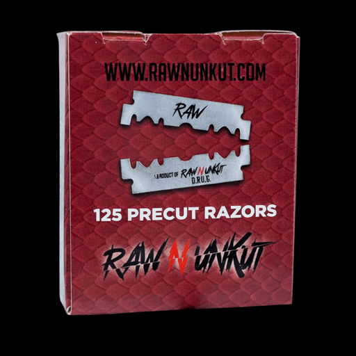Raw N Unkut Precut Straight Razors Case of 100