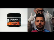 Rolda Pomade Power barber styling demonstration and product showcase available at Primos Barber Supply