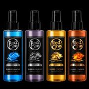 Primos Barber Supply Red One Barber Cologne collection featuring multiple scents including silver gold amber and blue professional barber aftershave cologne set