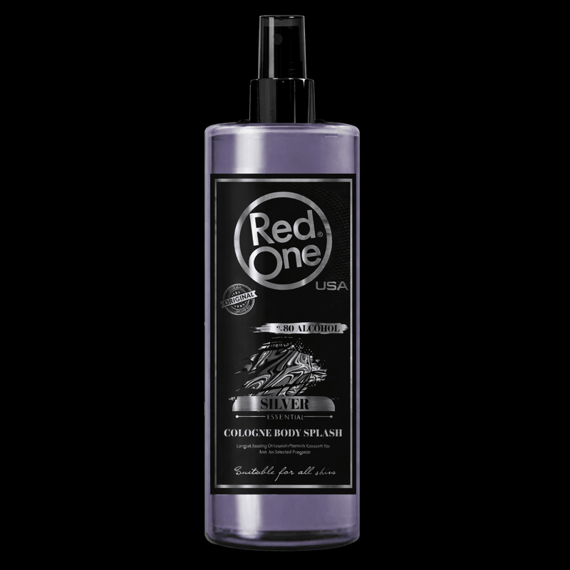 Primos Barber Supply Red One Barber Cologne silver scent aftershave cologne for men clean fresh barber shop fragrance long lasting