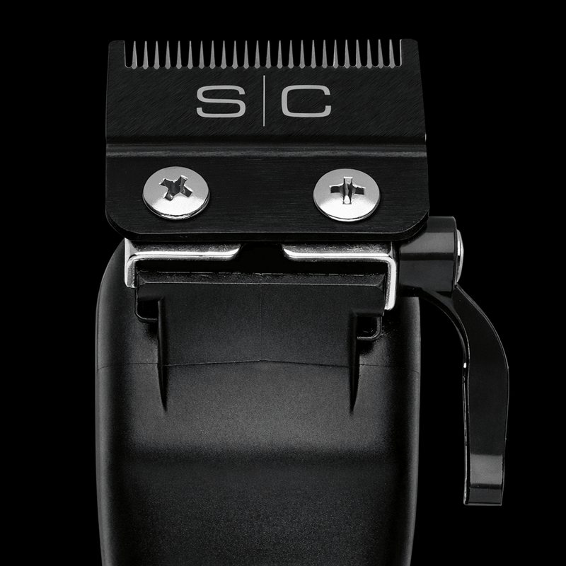 StyleCraft Instinct-X clipper close-up showing precision blade on clipper