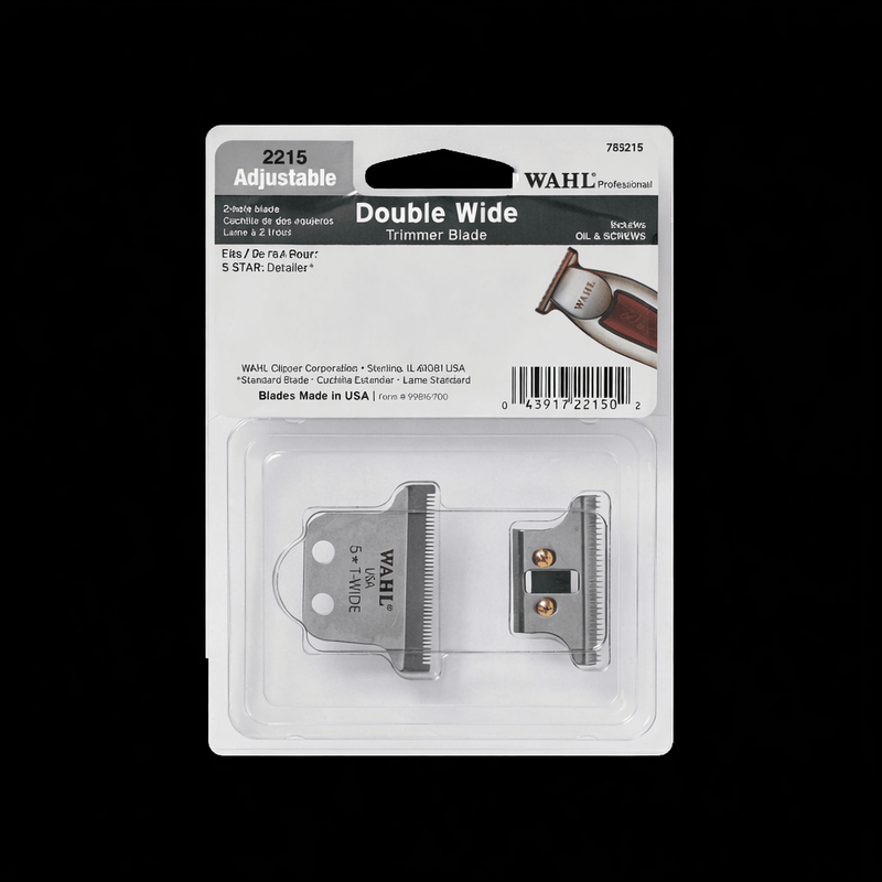Wahl 5 Star T-Wide Trimmer Blade #2215 retail packaging front view