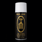 Pro-Line Oil Sheen can on a black background