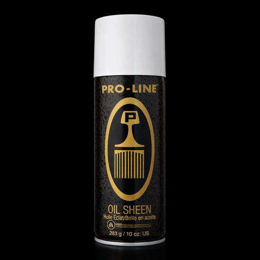 Pro-Line Oil Sheen can on a black background