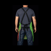 StyleCraft Barber Apron Utility Pocket Design Radioactive Green