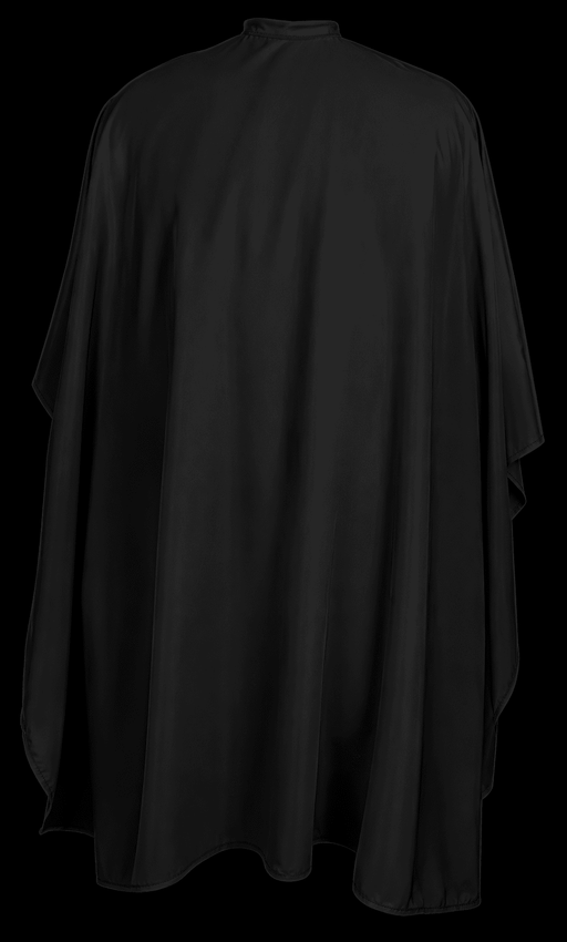 Black cape on a transparent background