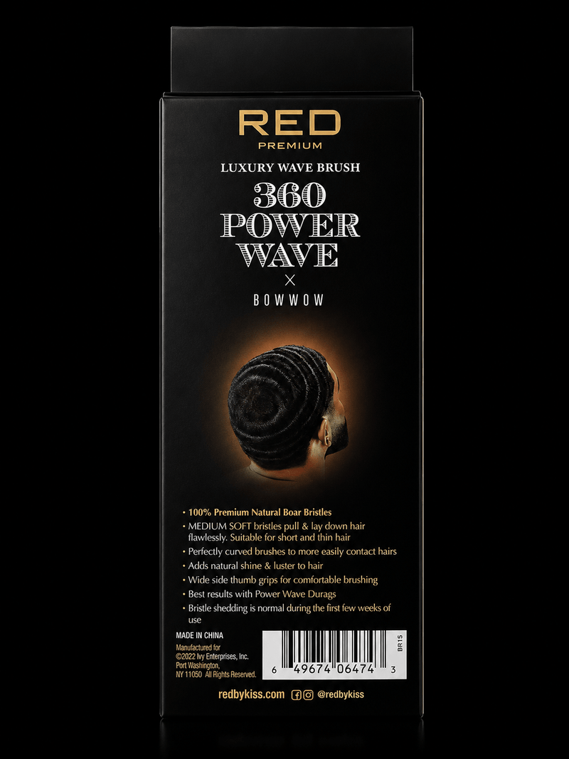 RED by Kiss BR15 Boar Bristle Brush