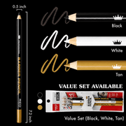 Red by Kiss Barber Pencil Liner available in black white and tan colors at Primos Barber Supply