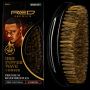RED by KISS BR14 360 Power Wave X Bow Wow medium soft palm wave brush