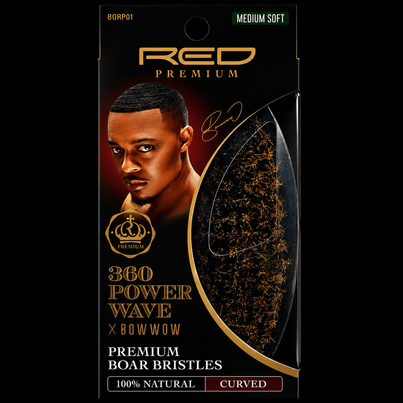 RED by KISS BR14 360 Power Wave X Bow Wow front packaging medium soft brush