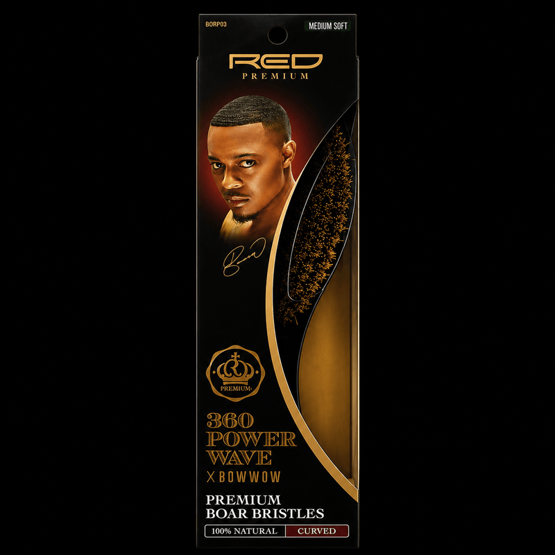 RED by KISS BR16 360 Power Wave X Bow Wow wave brush front packaging