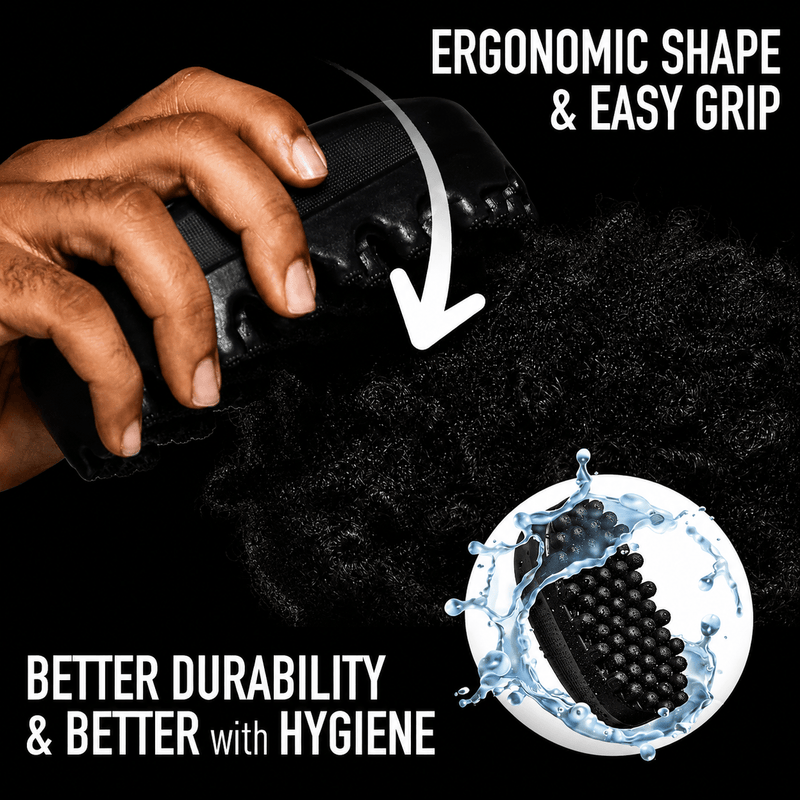 RED by KISS HS01 ergonomic twist sponge for curls coils and natural hair styling
