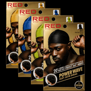 Red by Kiss Power Wave Silky Durag – front view