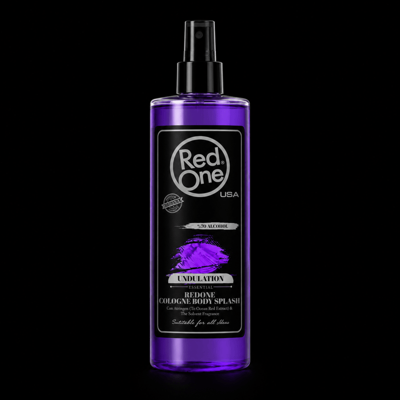 Red One Violet Cologne Body Splash long lasting fragrance spray available at Primos Barber Supply