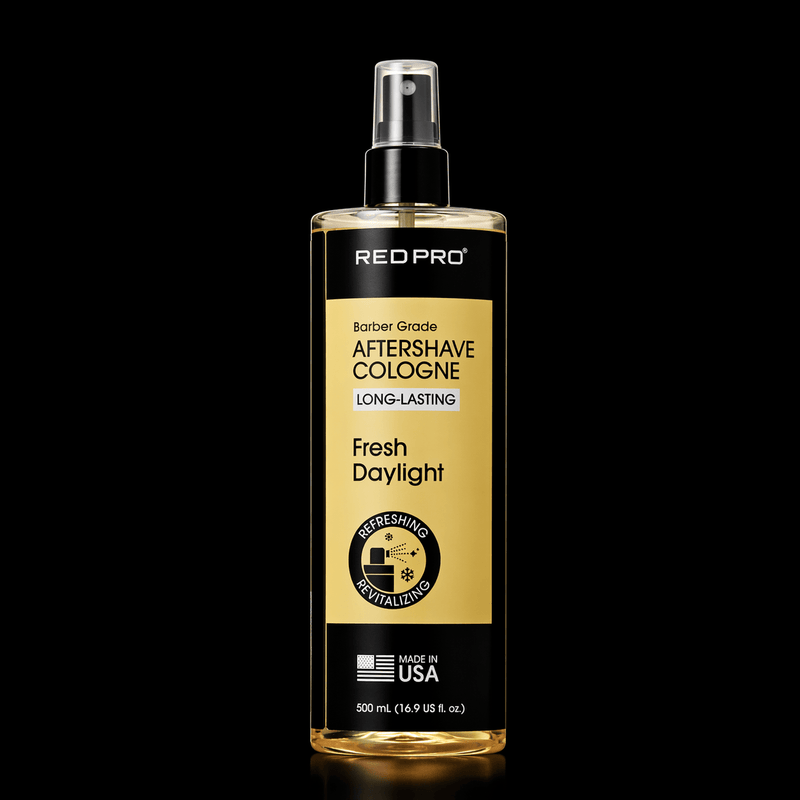 Red Pro Aftershave Cologne Fresh Daylight clean fresh scent barber aftershave cologne long lasting 500ml