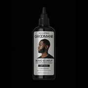 Red Pro Groomane Beard & Lineup Color Concentrate GR91 Black bottle for barber airbrush use