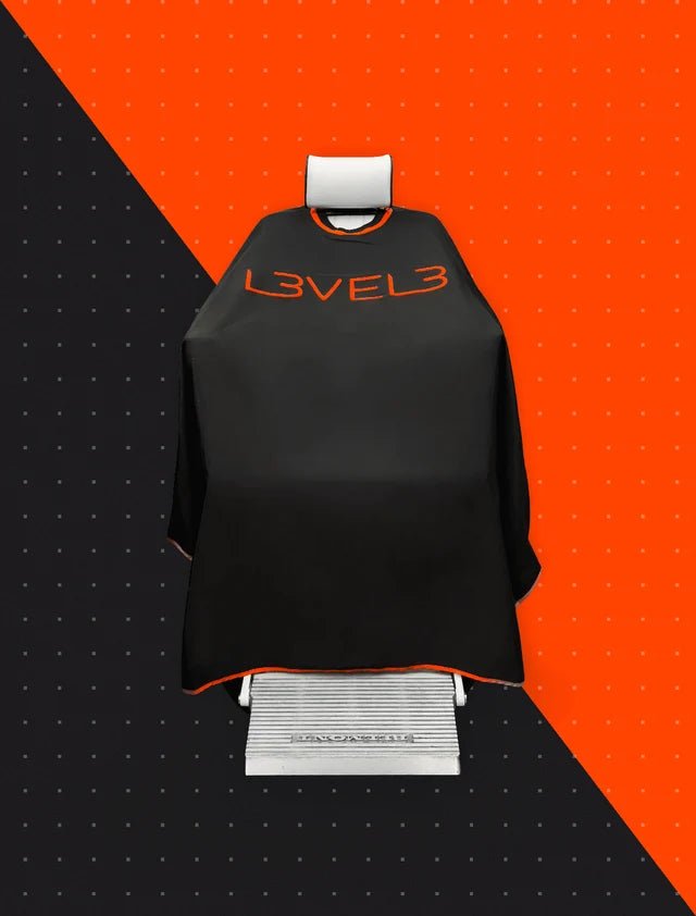 L3VEL3 Professional Rubber Neck Cutting Cape