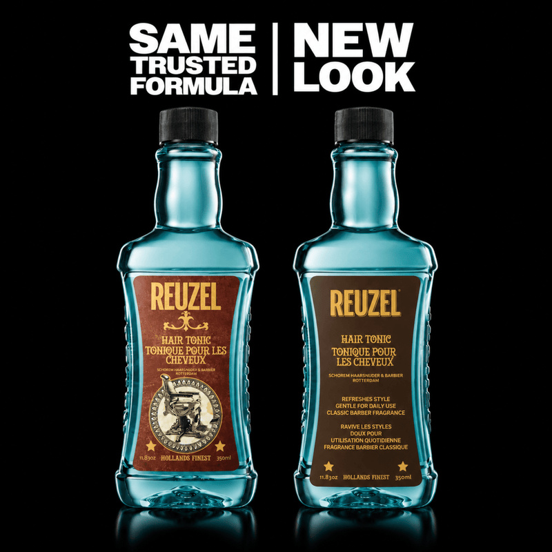 Reuzel Hair Tonic New Packaging Design with the Same Trusted Formula Available at Primos Barber Supply