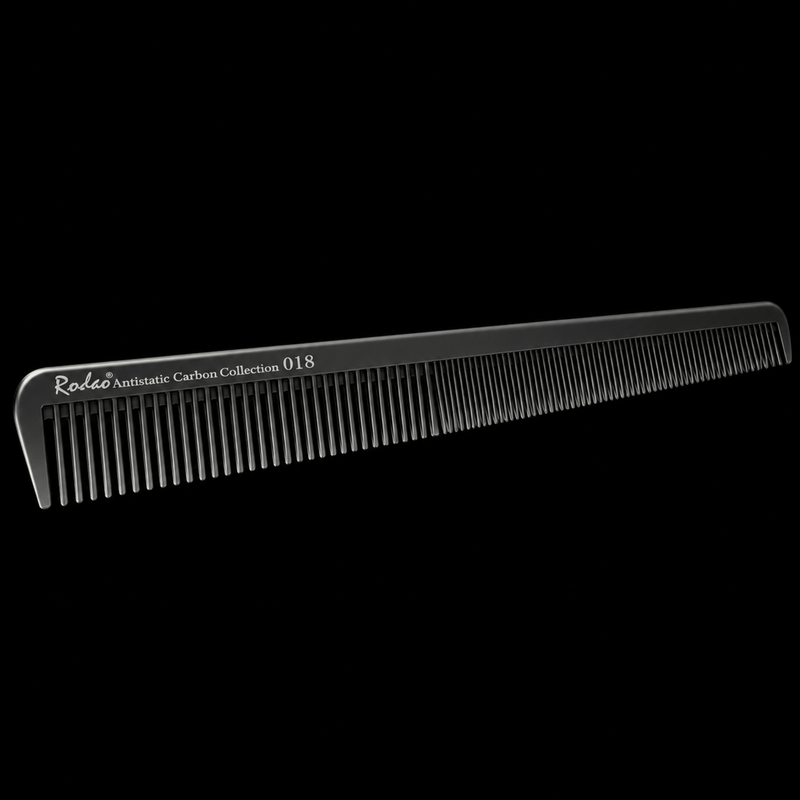 Rodeo Professional Hair Comb 018 Angled View Available at Primos Barber Supply