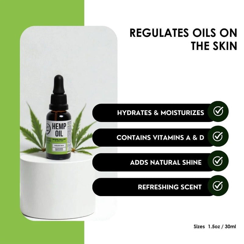 Rolda Hemp Oil beard oil