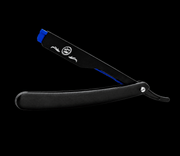 Rolda matte straight razor blade holder blue and black professional barber shavette razor