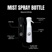Rolda mist spray bottle 300ml features professional barber spray bottle