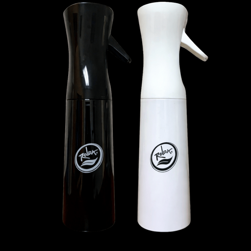 Rolda mist spray bottle black and white 300ml barber set