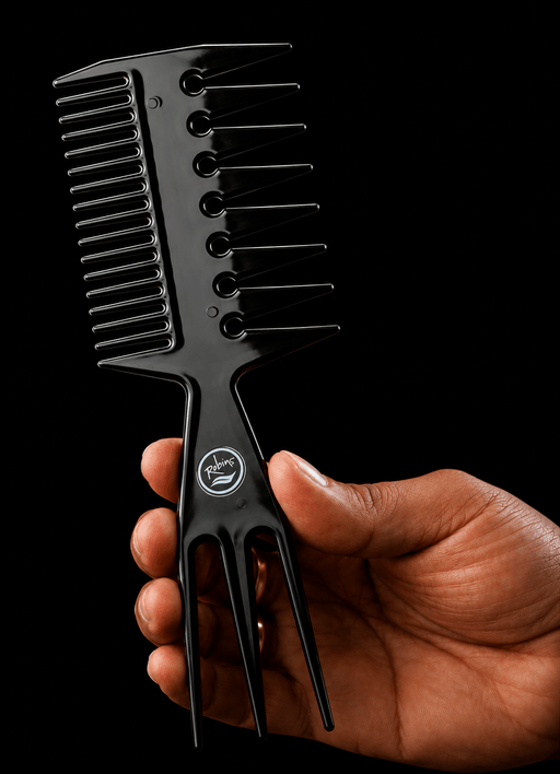 Rolda Multi-Style Barber Fish Comb 8.25 inch front view
