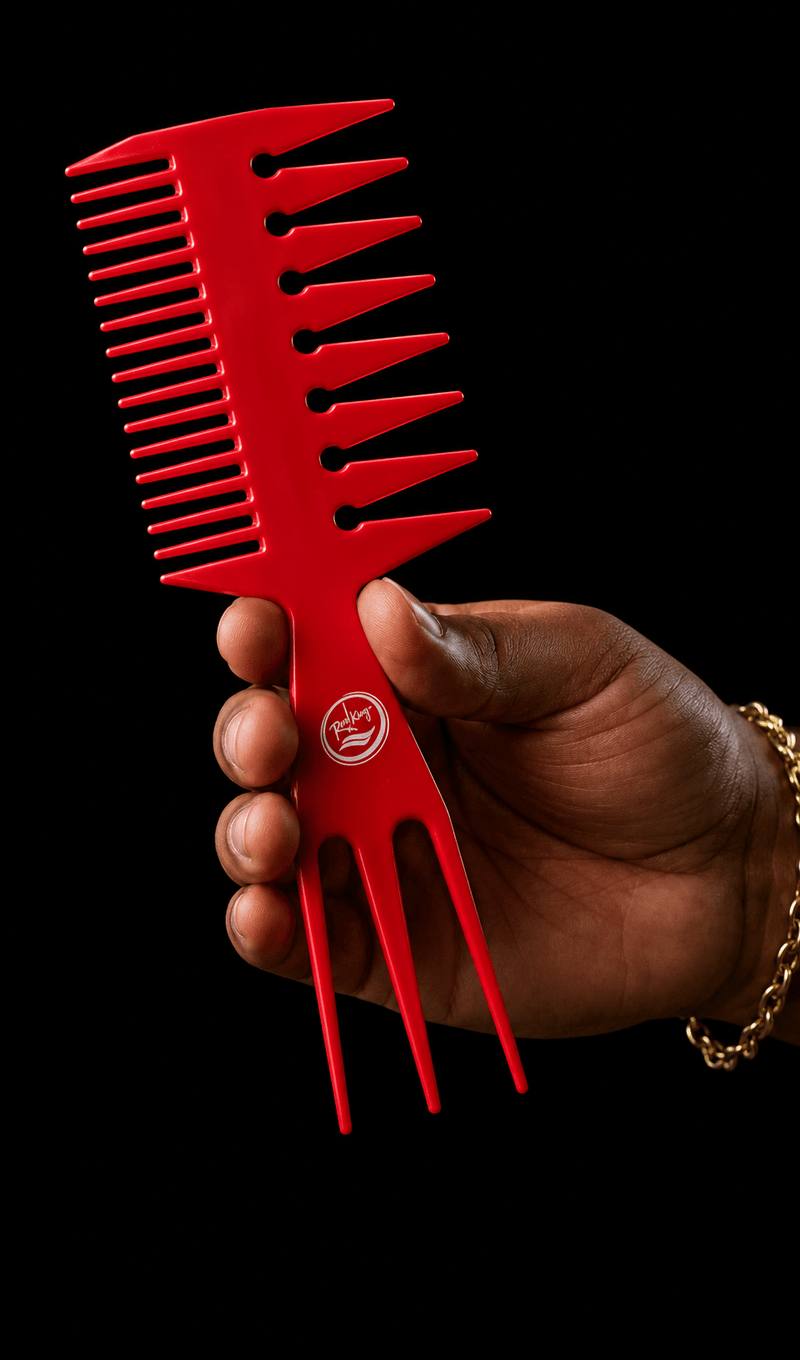 Rolda Multi-Style Barber Fish Comb 8.25 inch side view