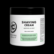 Rolda Professional Shaving Cream front container product photo on black background