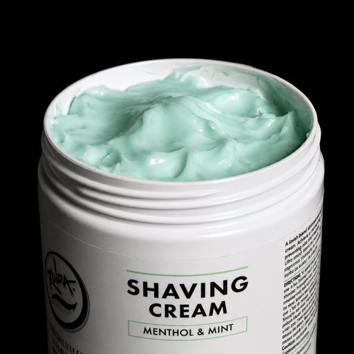 Rolda Professional Shaving Cream texture and product consistency close up