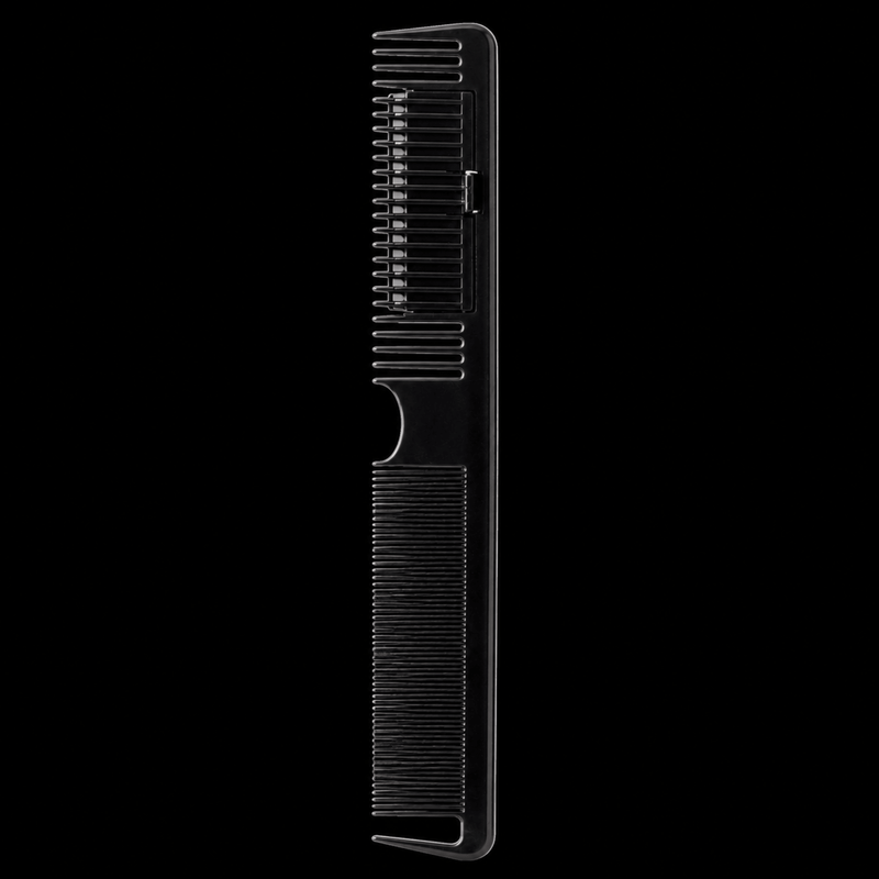 Scalpmaster 2-Way Razor Comb – close-up view of razor edge for precision hair texturizing