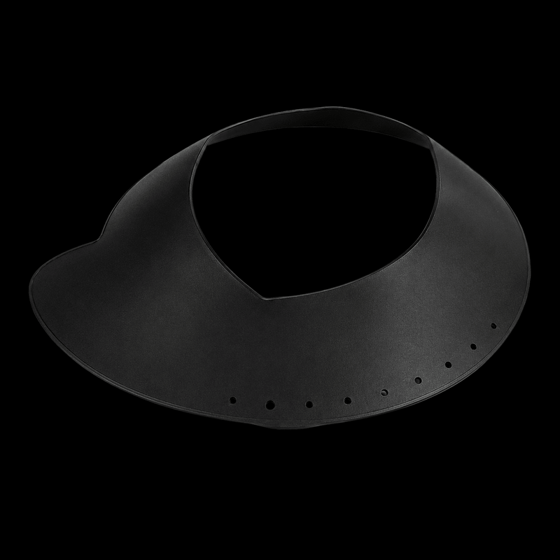 Scalpmaster Silicone Neck Protector – waterproof black barber neck guard